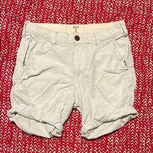 Men's Hollister White Shorts